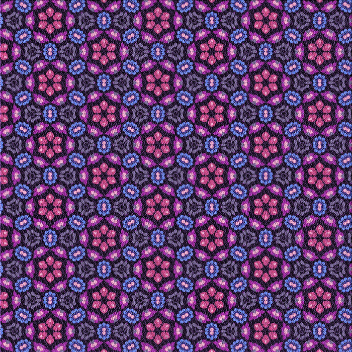 Round Machine Washable Transitional Purple Rug, wshpat2472pur