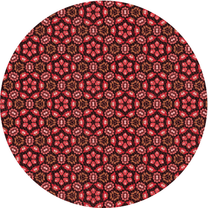 Square Machine Washable Transitional Red Rug in a Living Room, wshpat2472rd