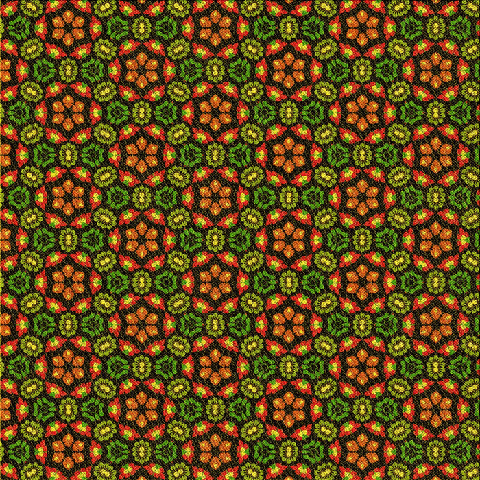 Round Machine Washable Transitional Dark Yellow Green Rug, wshpat2472yw