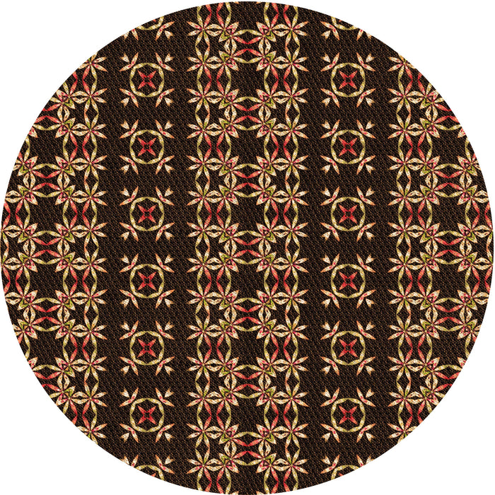 Square Machine Washable Transitional Light Brown Rug in a Living Room, wshpat2473org