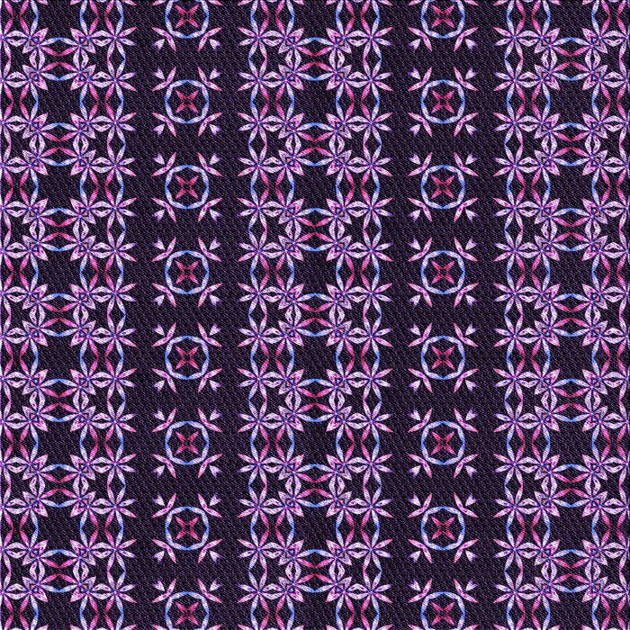 Round Machine Washable Transitional Deep Purple Rug, wshpat2473pur