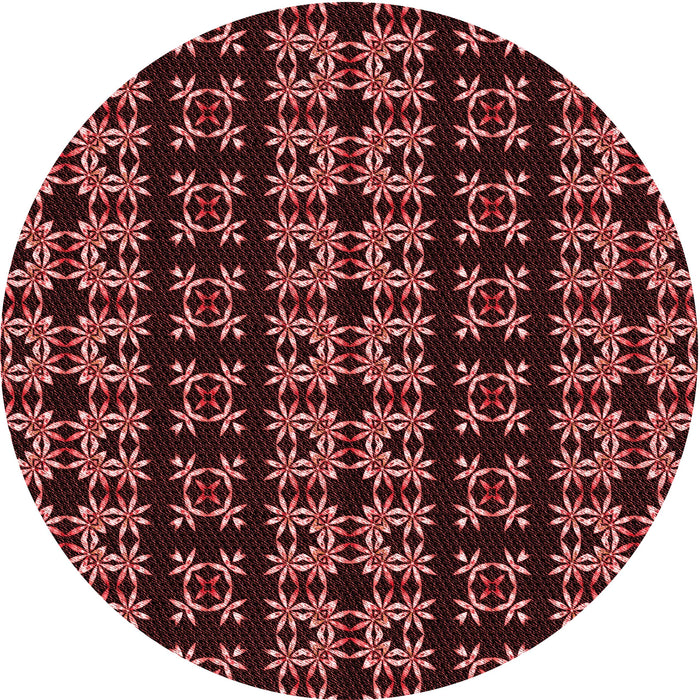 Square Machine Washable Transitional Indian Red Rug in a Living Room, wshpat2473rd