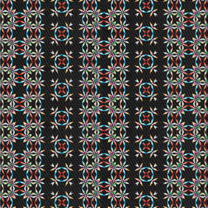 Sideview of Machine Washable Transitional Black Rug, wshpat2473