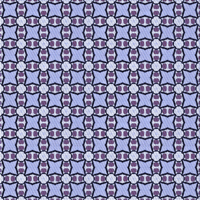 Round Machine Washable Transitional Blue Rug, wshpat2474blu