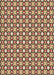 Patterned Red Brown Rug, pat2474brn