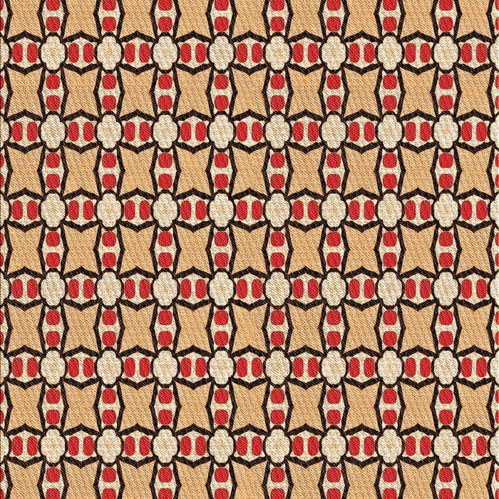 Machine Washable Transitional Saffron Red Rug, wshpat2474org