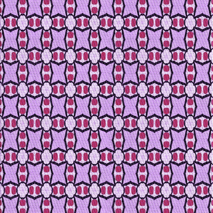 Machine Washable Transitional Purple Rug, wshpat2474pur