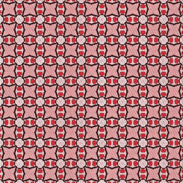 Round Patterned Pastel Pink Rug, pat2474rd