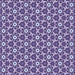 Round Machine Washable Transitional Bright Lilac Purple Rug, wshpat2475blu