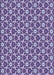 Machine Washable Transitional Bright Lilac Purple Rug, wshpat2475blu