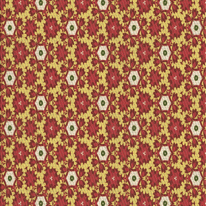 Machine Washable Transitional Yellow Rug, wshpat2475brn