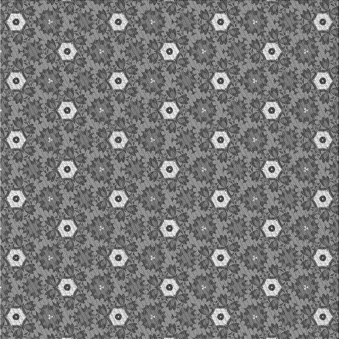 Round Patterned Dark Gray Rug, pat2475gry