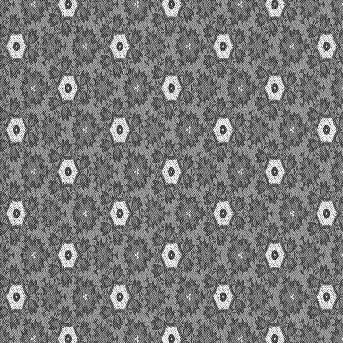 Patterned Dark Gray Rug, pat2475gry