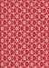 Patterned Pastel Red Pink Rug, pat2475rd