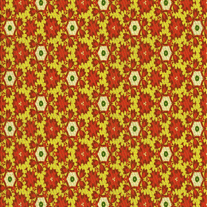 Machine Washable Transitional Neon Red Rug, wshpat2475yw