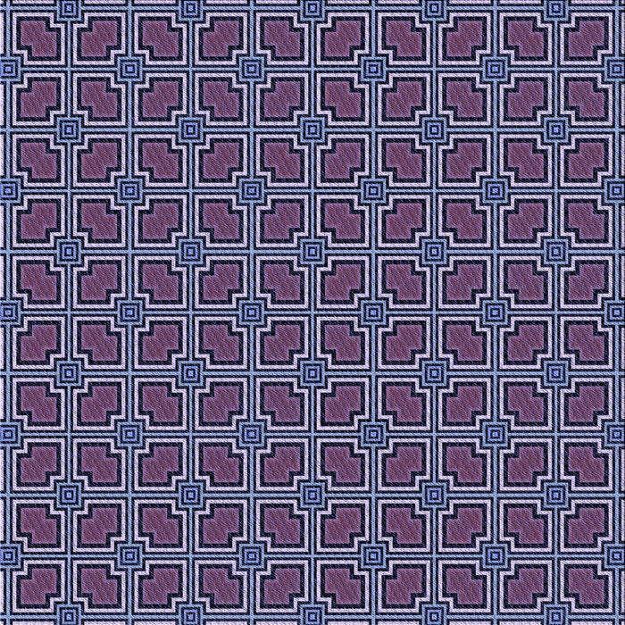 Round Patterned Purple Rug, pat2476blu