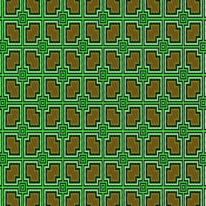 Patterned Dark Forest Green Rug, pat2476grn