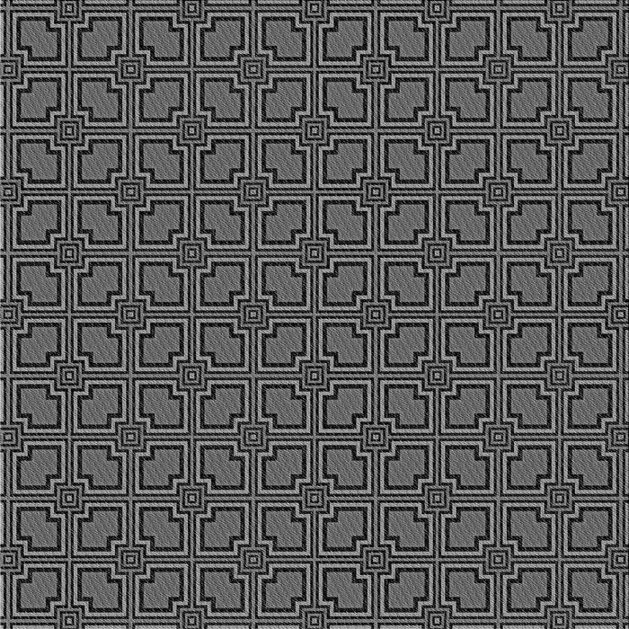 Round Patterned Charcoal Black Rug, pat2476gry