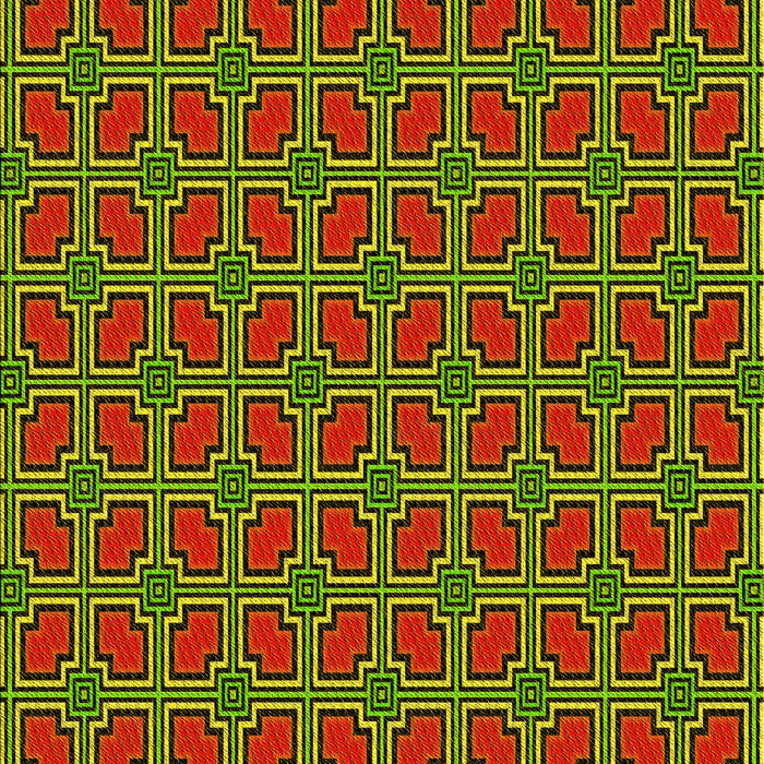 Patterned Pistachio Green Rug, pat2476yw