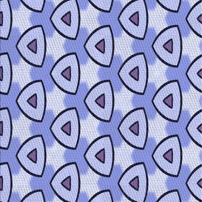 Patterned Slate Blue Rug, pat2477blu