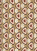 Patterned Sienna Brown Rug, pat2477brn