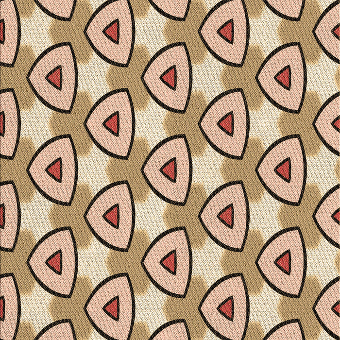 Patterned Sienna Brown Rug, pat2477brn