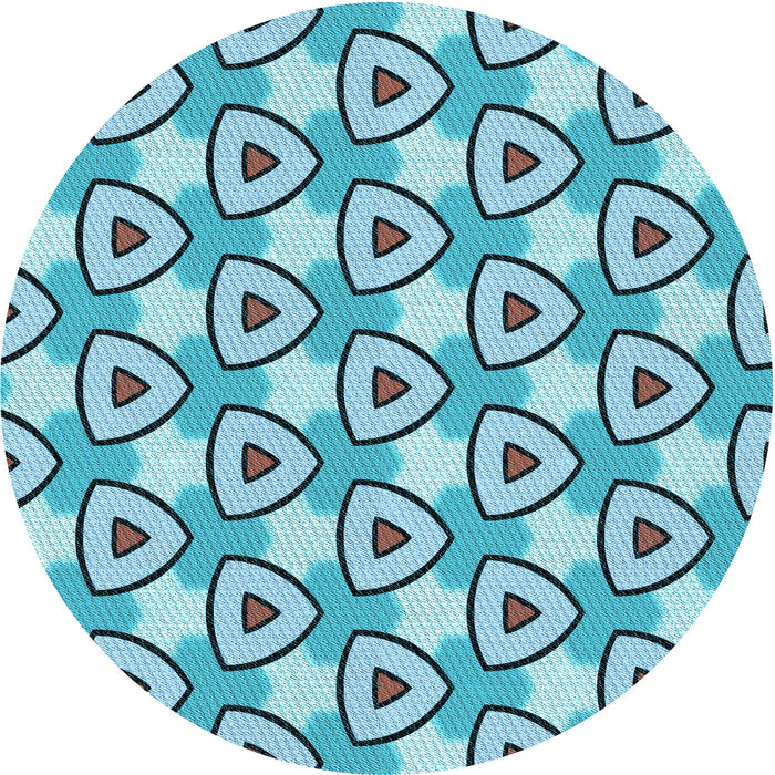 Square Machine Washable Transitional Glacial Blue Ice Blue Rug in a Living Room, wshpat2477lblu