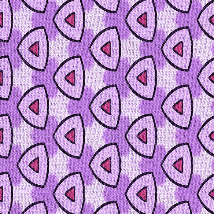 Patterned Blossom Pink Rug, pat2477pur