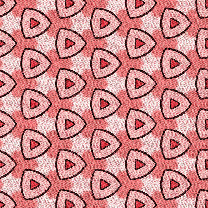 Round Machine Washable Transitional Red Rug, wshpat2477rd