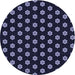 Square Patterned Night Blue Rug, pat2478blu