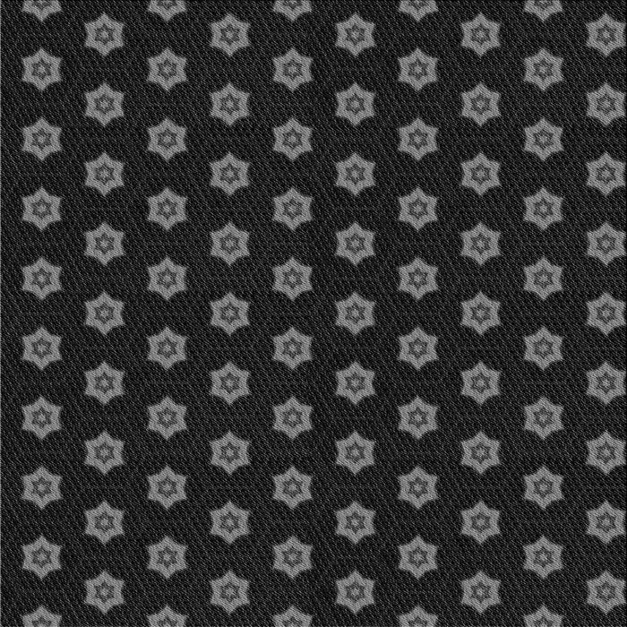 Round Machine Washable Transitional Black Rug, wshpat2478gry