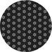 Square Patterned Black Rug, pat2478gry