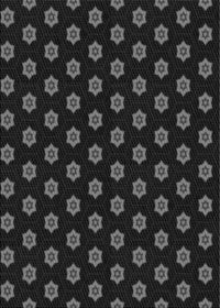 Machine Washable Transitional Black Rug, wshpat2478gry