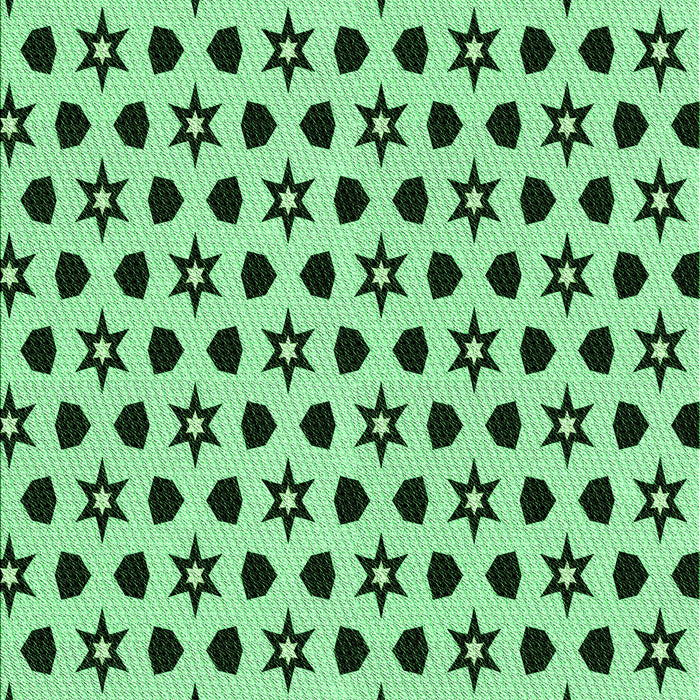 Patterned Forest Green Rug, pat2479grn