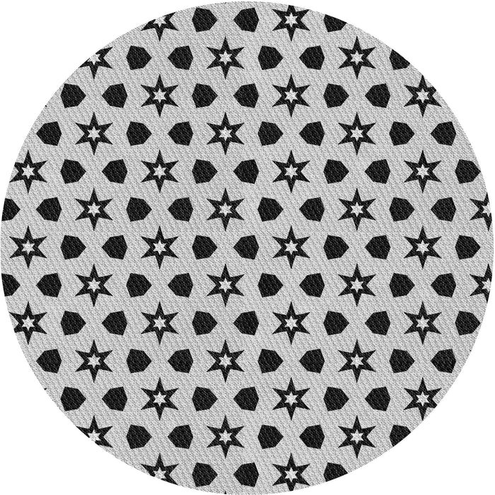 Square Machine Washable Transitional Grey Gray Rug in a Living Room, wshpat2479gry