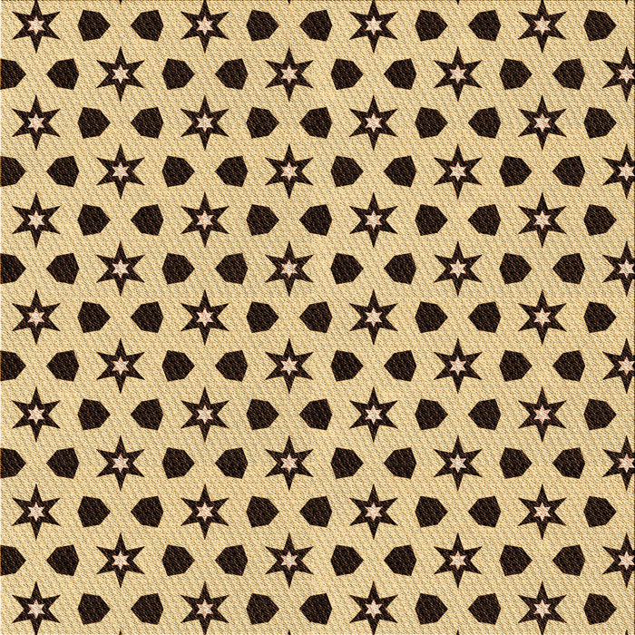 Round Machine Washable Transitional Saddle Brown Rug, wshpat2479org