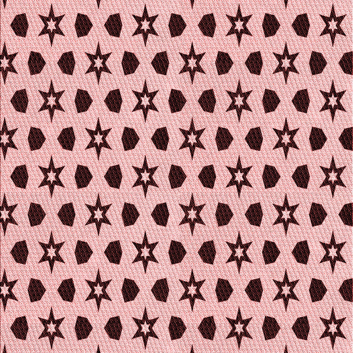 Patterned Brown Red Rug, pat2479rd