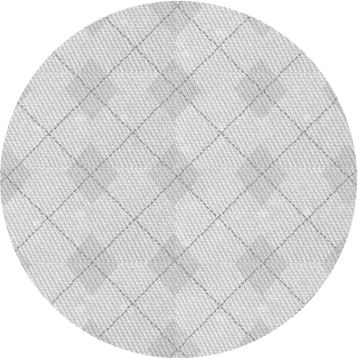 Square Patterned Cloud Gray Rug, pat248gry