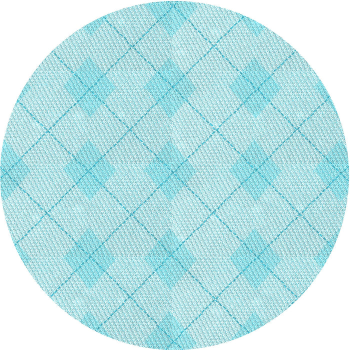 Square Patterned Diamond Blue Rug, pat248lblu