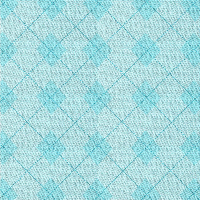 Round Machine Washable Transitional Diamond Blue Rug, wshpat248lblu