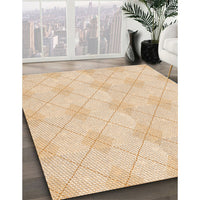 Patterned Orange Rug, pat248org