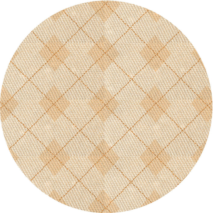 Square Machine Washable Transitional Orange Rug in a Living Room, wshpat248org