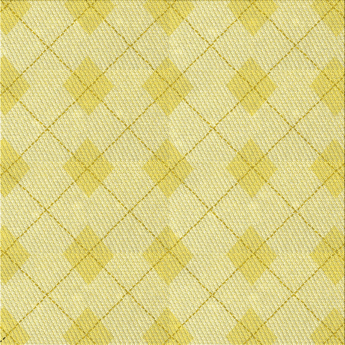 Round Patterned Golden Brown Yellow Rug, pat248yw