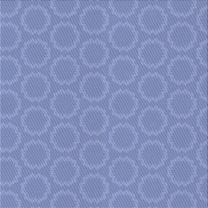 Round Patterned Denim Blue Rug, pat2480blu