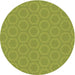 Square Patterned Pistachio Green Rug, pat2480brn