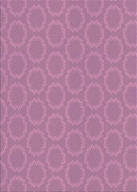 Machine Washable Transitional Pink Rug, wshpat2480pur