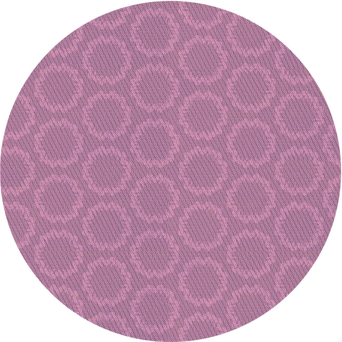 Square Patterned Pink Rug, pat2480pur