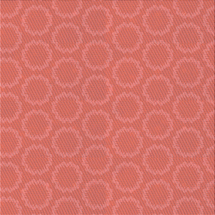 Round Machine Washable Transitional Tomato Red Rug, wshpat2480rd