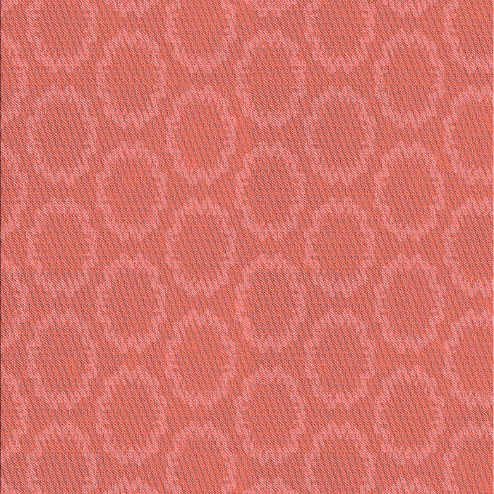 Patterned Tomato Red Rug, pat2480rd