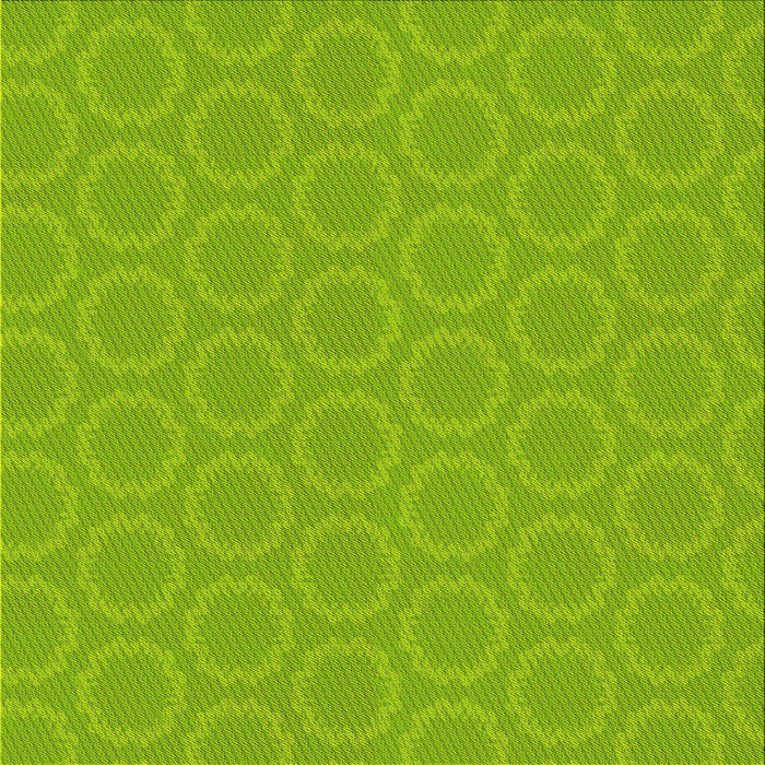 Round Patterned Green Rug, pat2480yw